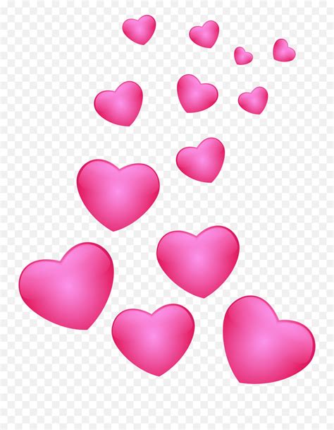 floating heart emoji|floating hearts emoji pack.